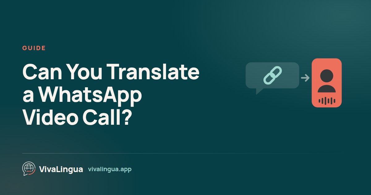 A chat bubble holding a link, next to a video call window with an audio waveform